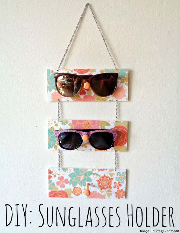 Diy Sunglasses Holder To Keep Your Frames In A Stylish Way